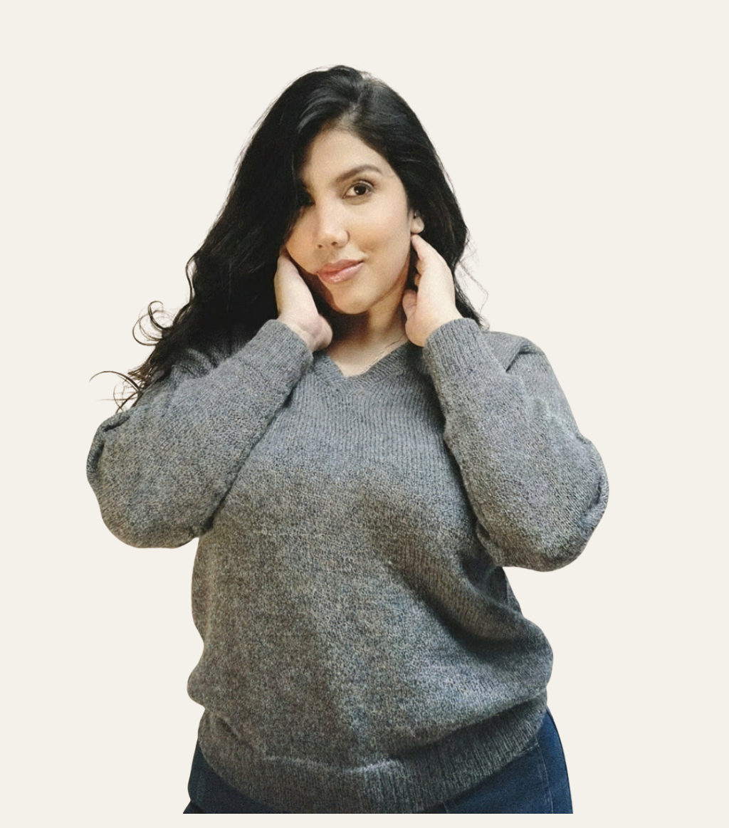 Grey Woman Puyu Sweater