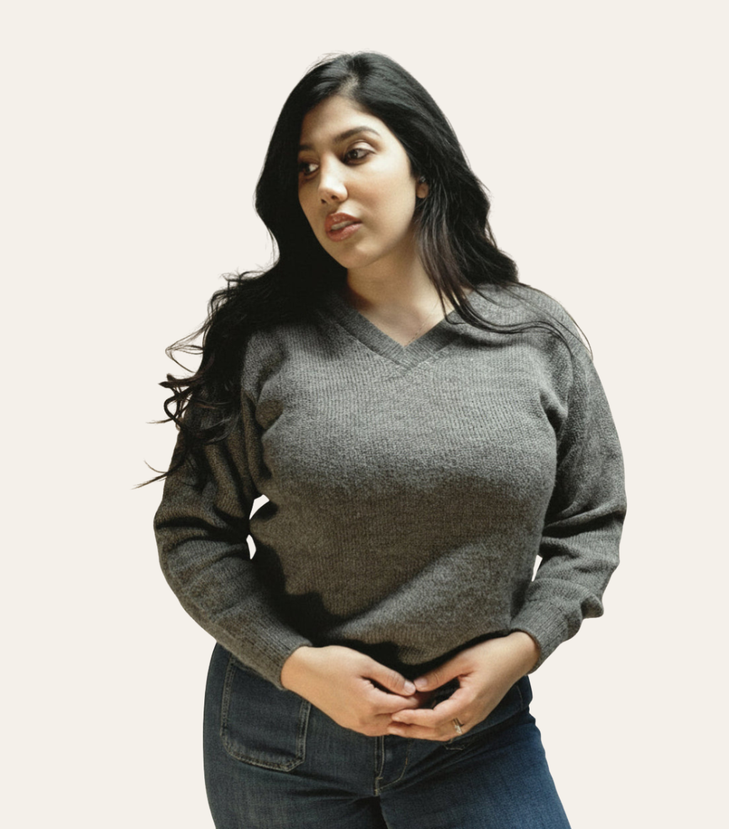 Grey Woman Puyu Sweater