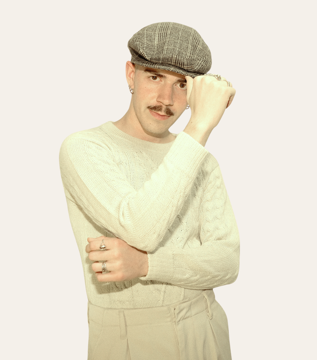 White Braided Puyu Sweater