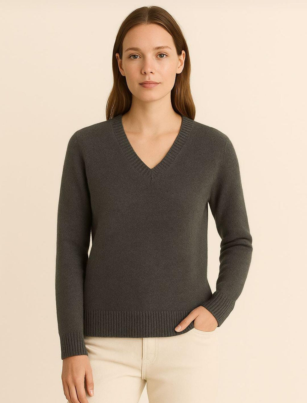 Grey Woman Puyu Sweater